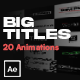 Big Titles Pack - VideoHive Item for Sale