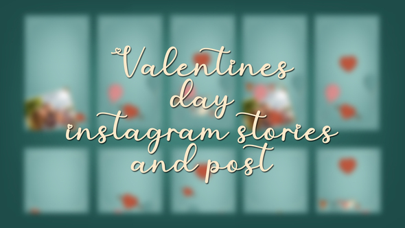 Valentines day instagram stories and post