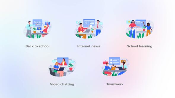 School Learning - Flat Concepts