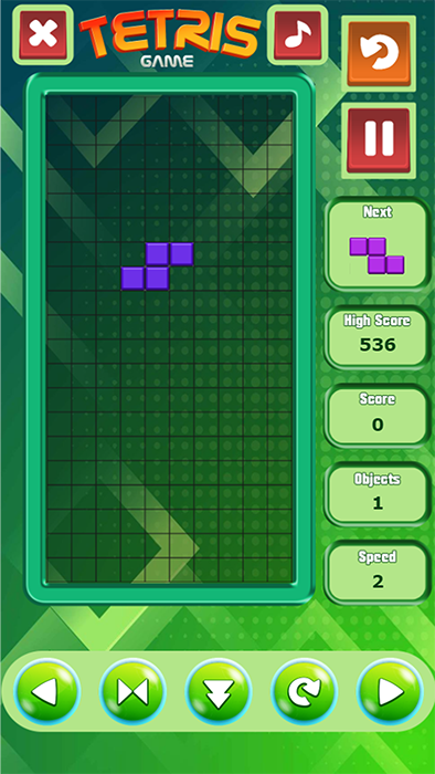 Customizable Tetris Game (HTML5) Advanced Game by Pro_Gaming | CodeCanyon