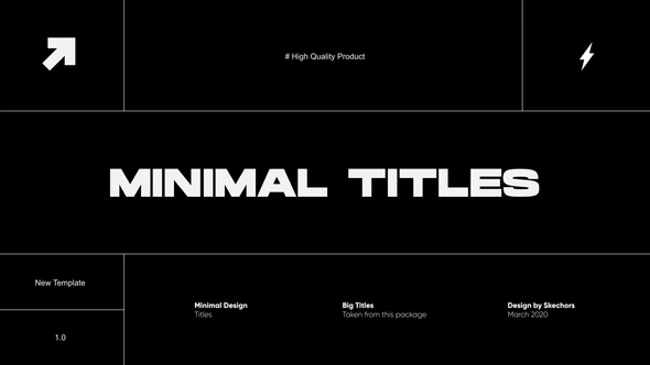 Minimal Titles | FCPX