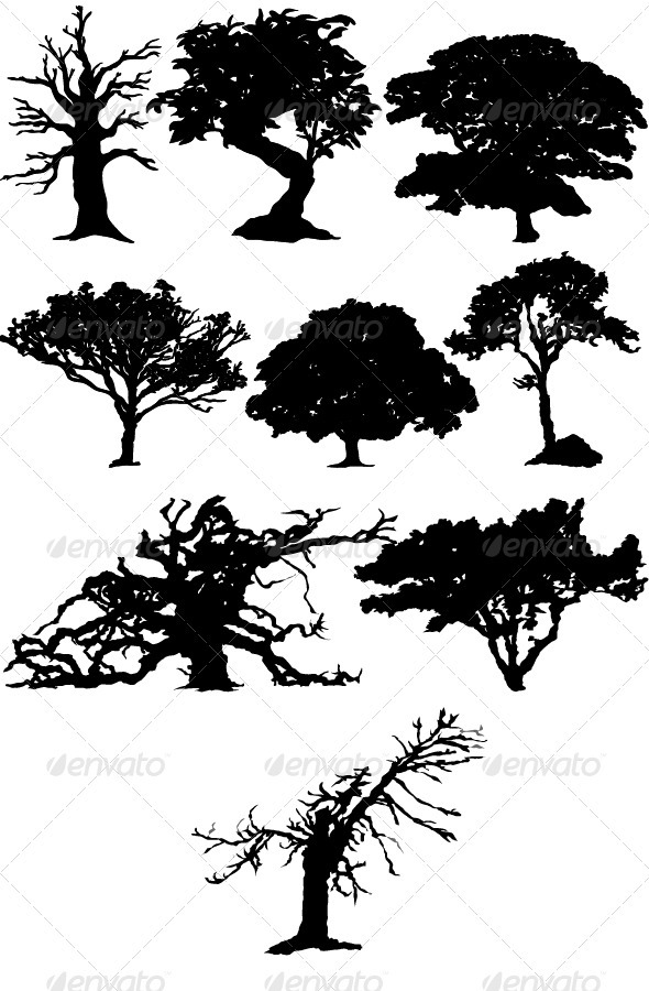 Trees - Organic Objects Objects