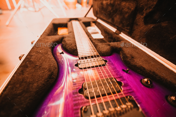 purple electric guitars wallpapers