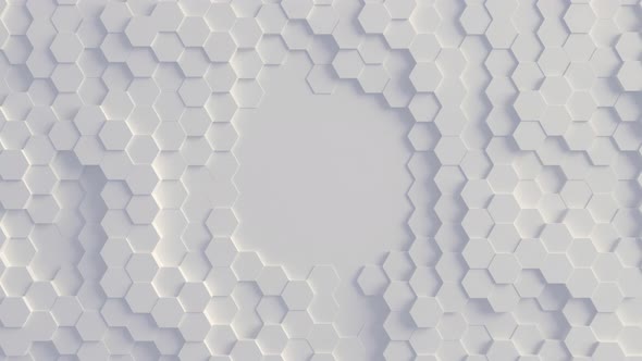 Hexagon Tiles 4k