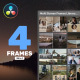 Multi Screen Frames Library - 4 Frames for DaVinci Resolve - VideoHive Item for Sale