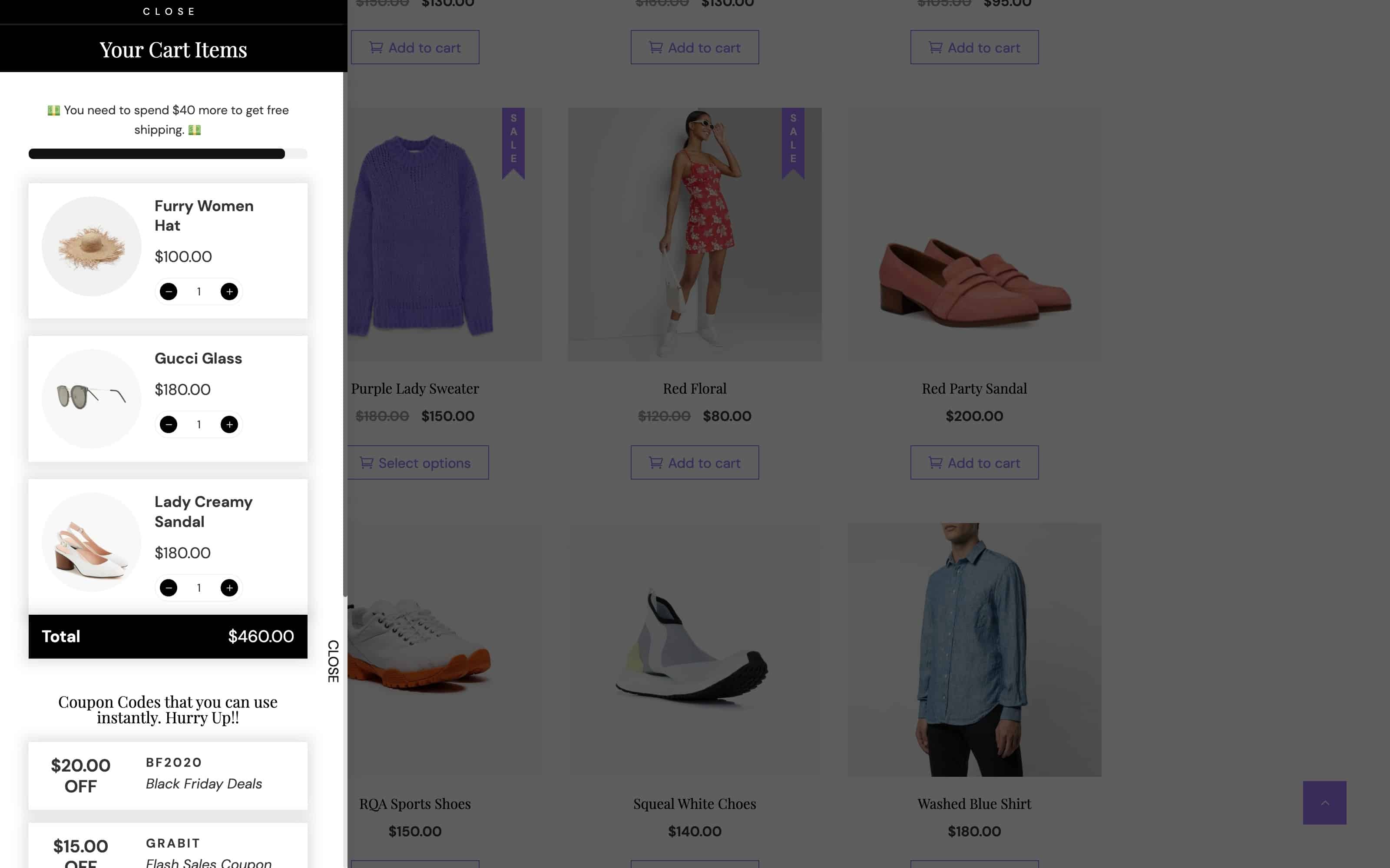 WooCommerce Ajax Cart & Added To Cart Popup - Floating/Sliding/Popup ...
