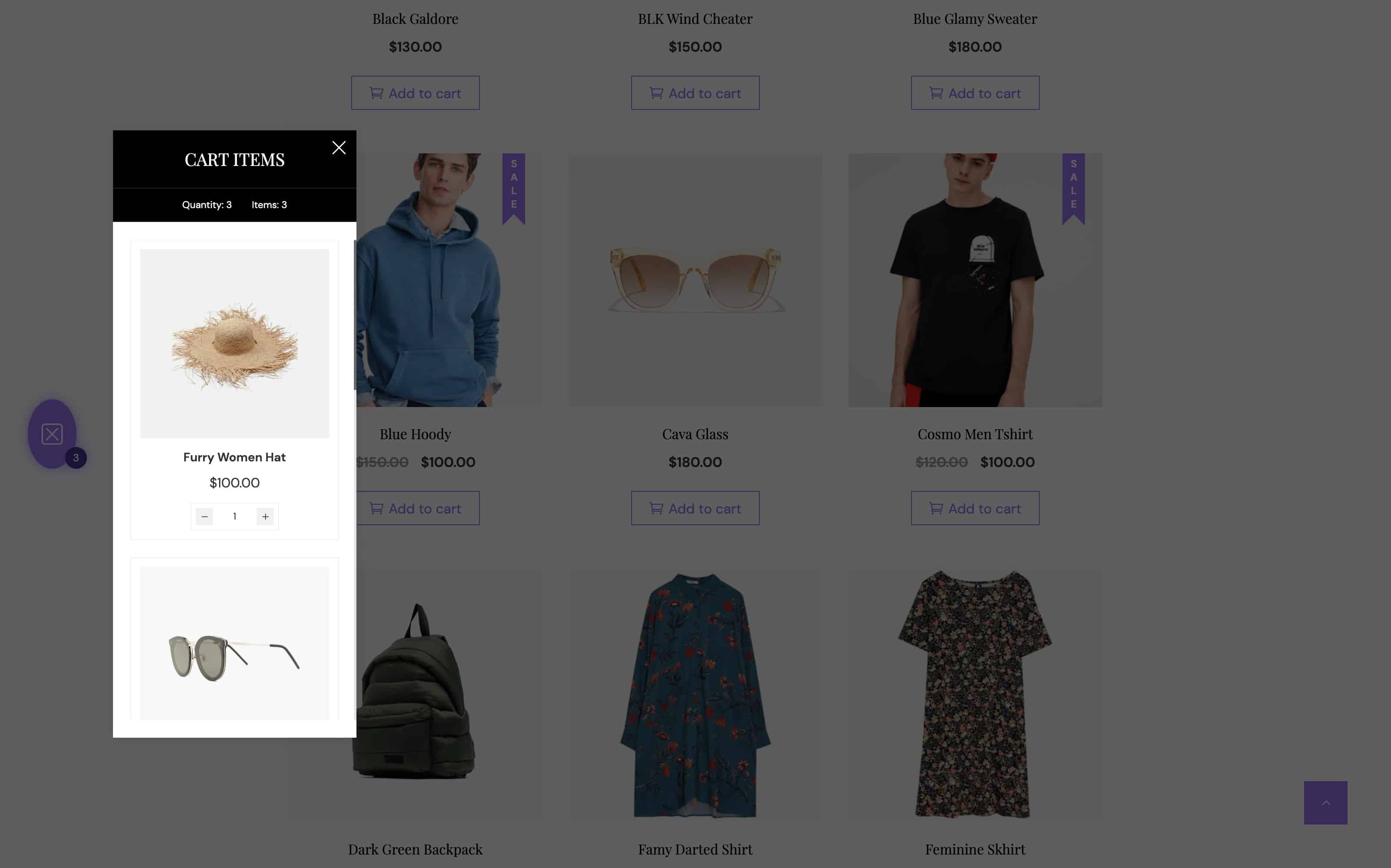 WooCommerce Ajax Cart & Added To Cart Popup - Floating/Sliding/Popup ...