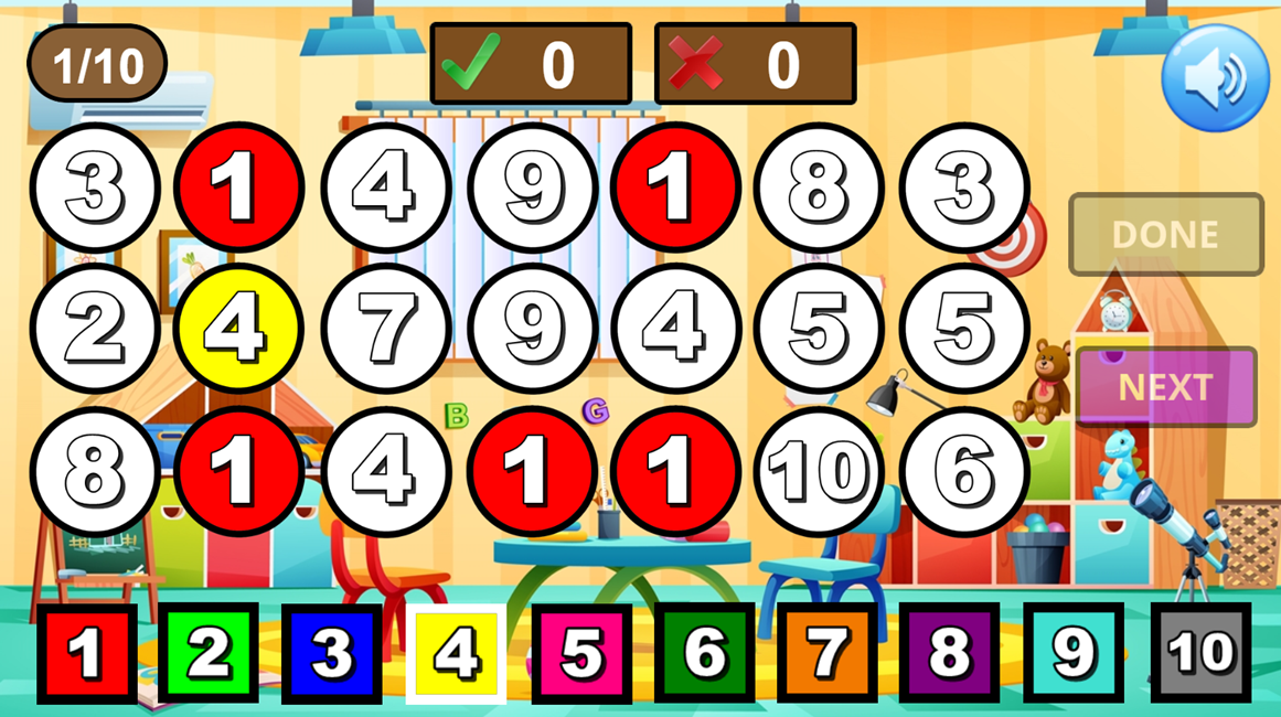 Paint The Numbers - Educational Game for Kids - Construct 2/3 (Capx/C3p ...