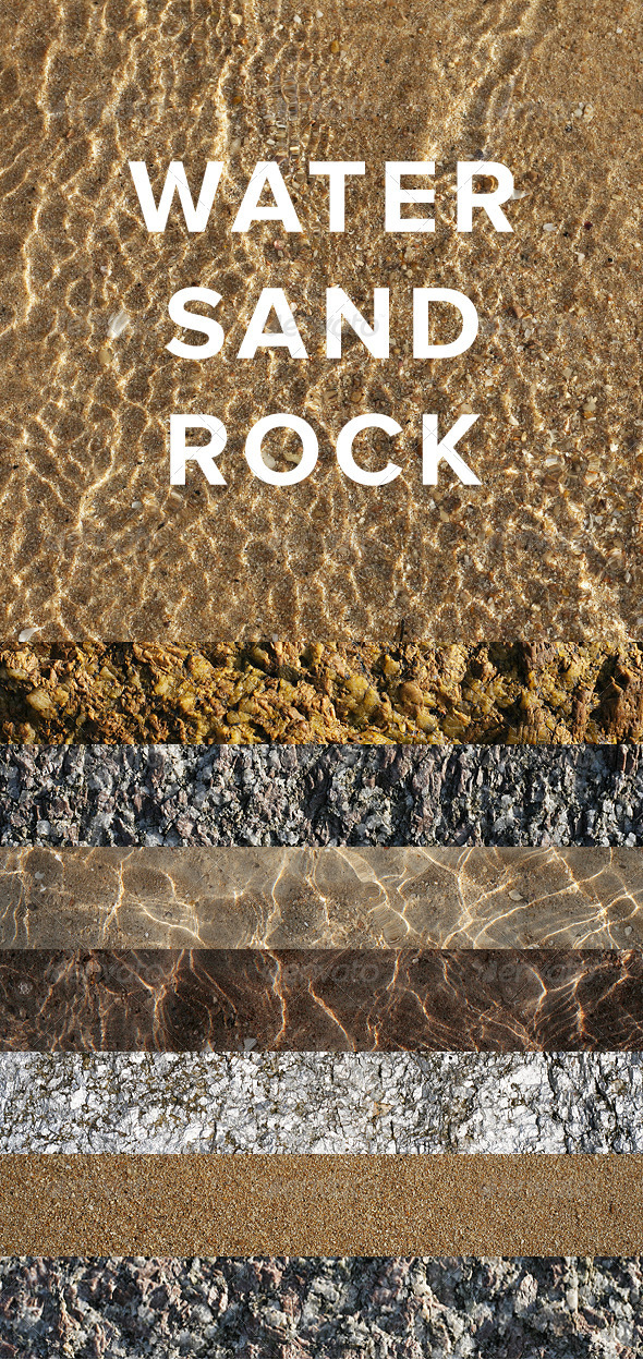 Water Sand Rock Textures - Miscellaneous Textures