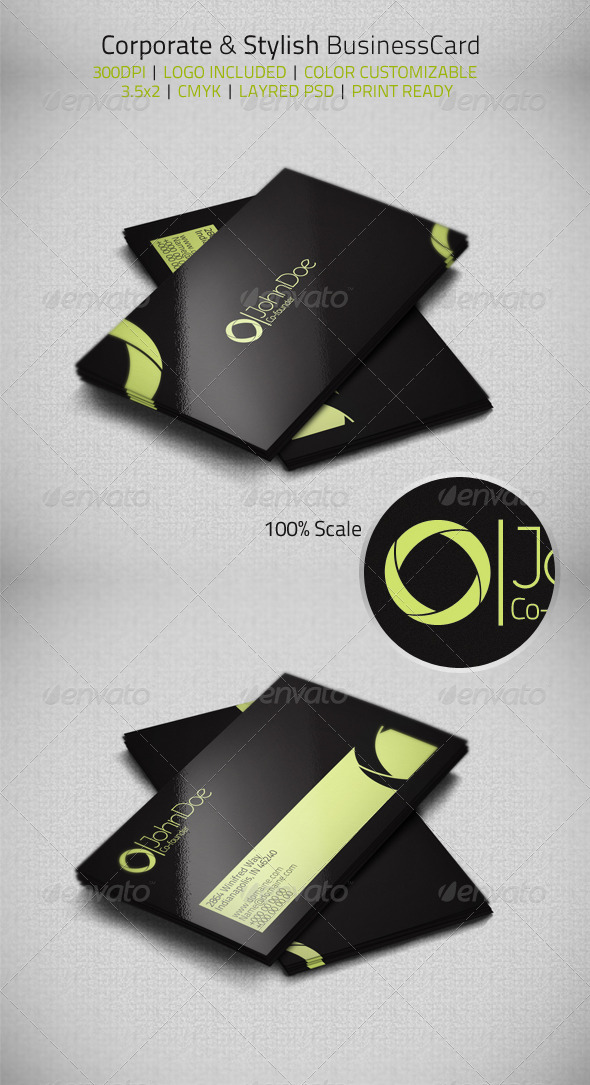 Corporate & Stylish Businesscard - Corporate Business Cards