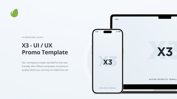 X3 - Website Promo Product Promo template preview
