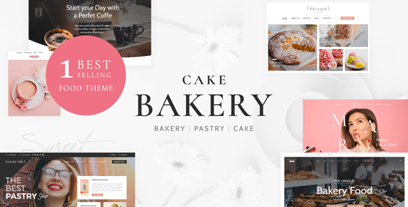 business website templates, bakery
