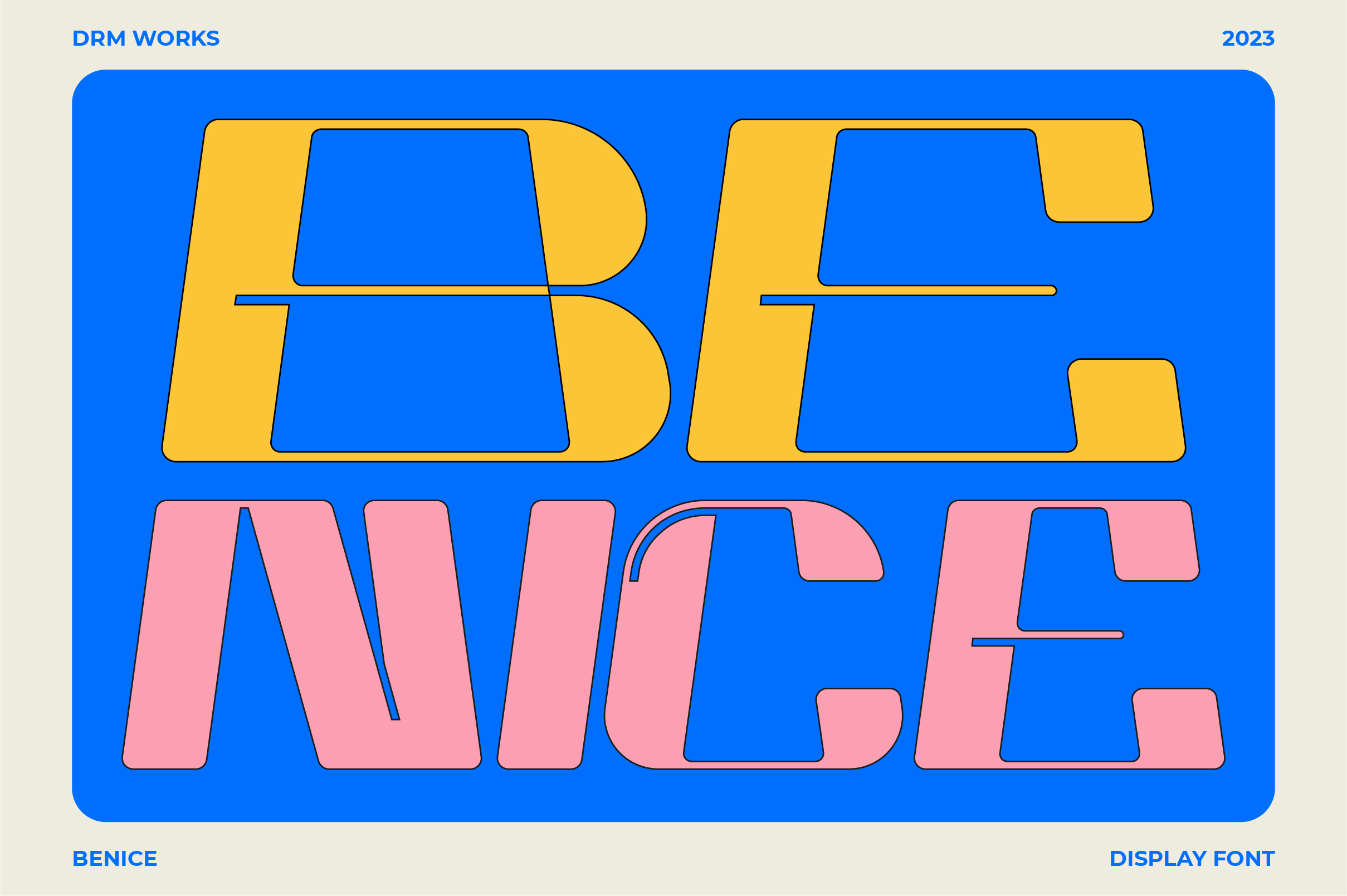 Benice, Fonts GraphicRiver