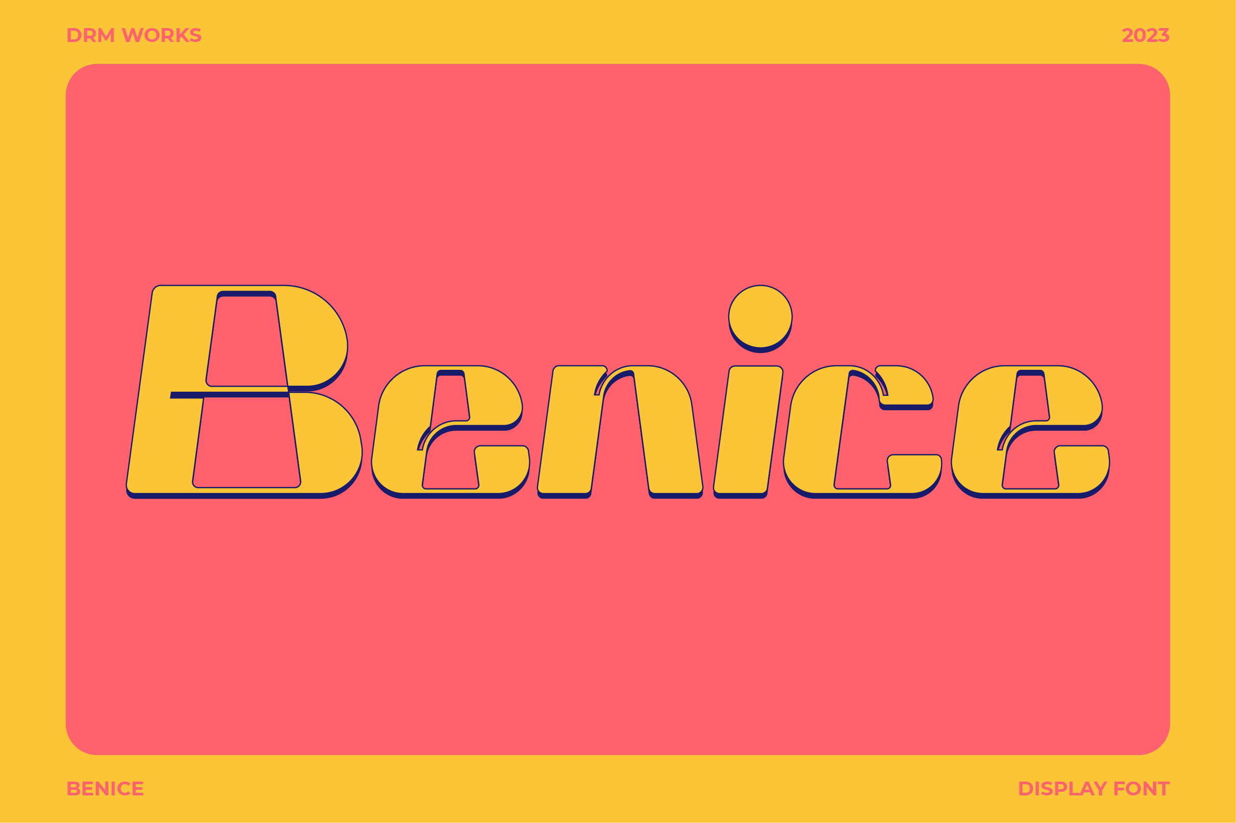 Benice, Fonts GraphicRiver