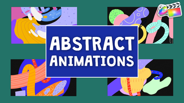 Abstract Cartoon Animations for FCPX