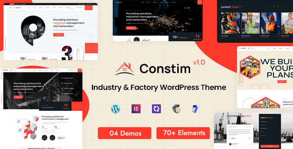 Constim – Industry & Factory WordPress Theme