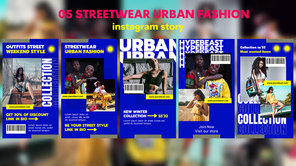 Urban Fashion Streetwear Instagram Story