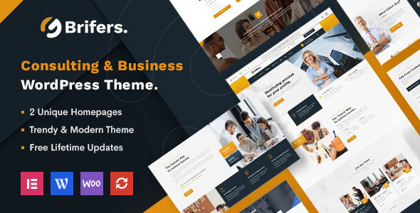 Brifers  Consulting & Business WordPress Theme