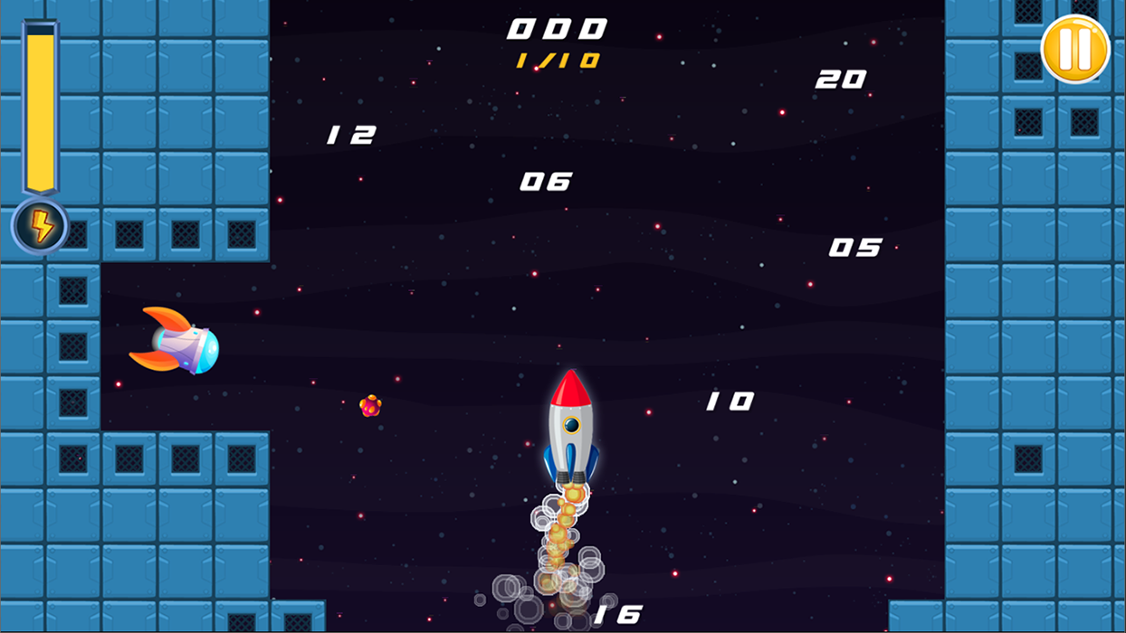 Rocket Balance Even Odd HTML5 Game - With Construct 3 File by jmneto