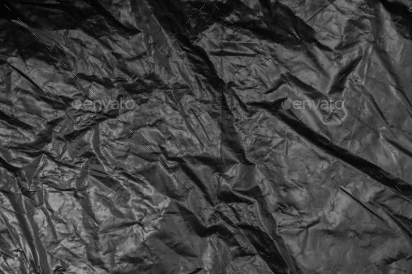 transparent plastic bag texture, abstract background Stock Photo