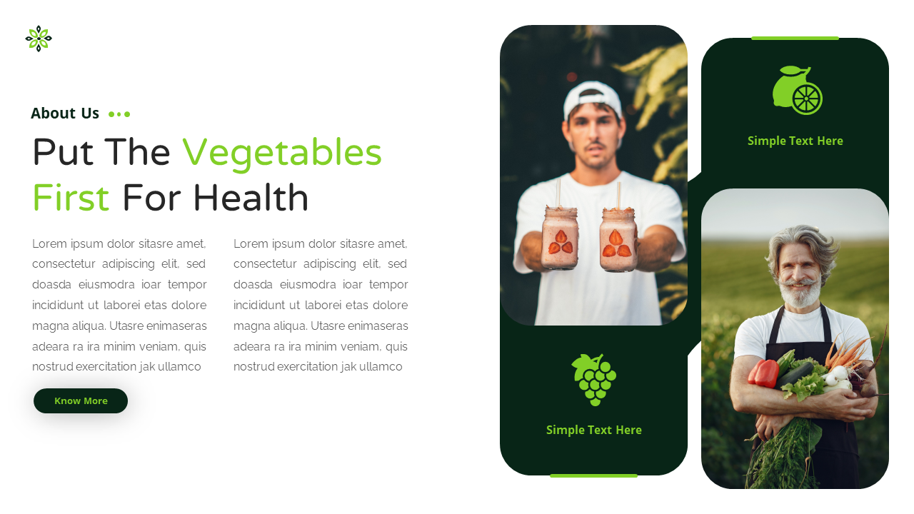 Veganize - Fresh Vegetable and Organic Food Powerpoint Presentation ...
