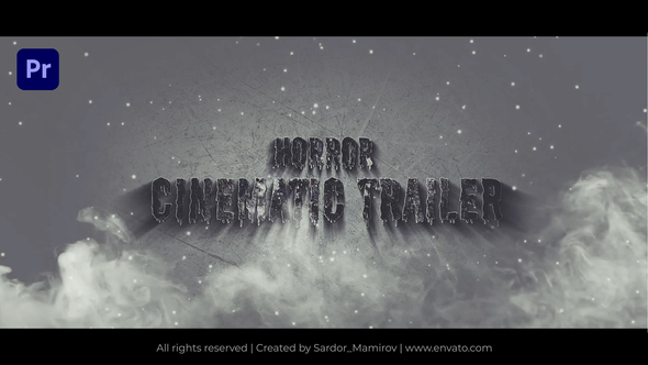 The Horror Cinematic Trailer MOGRT