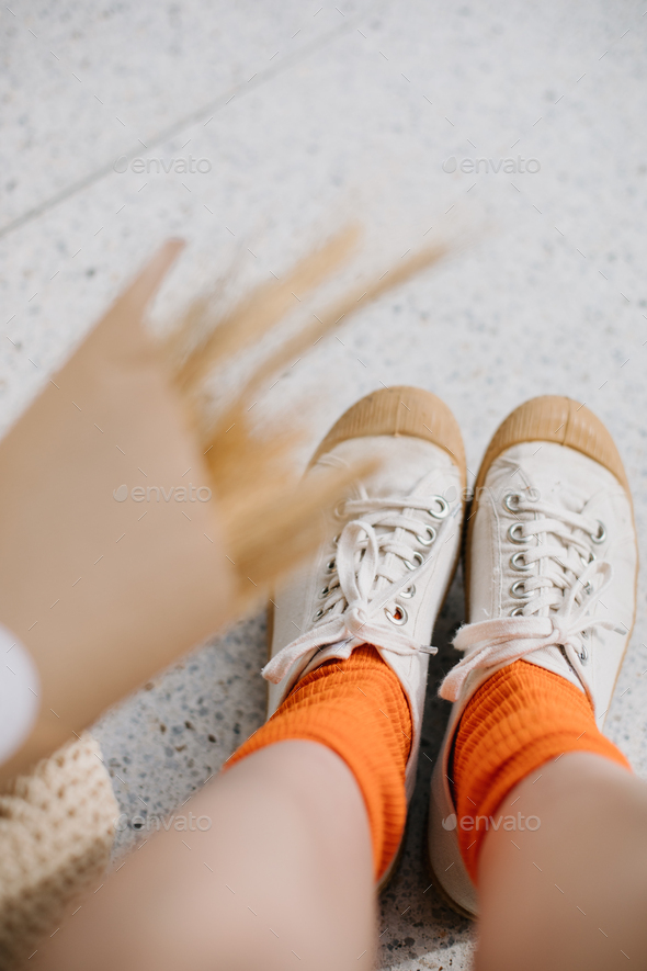 First person - shoes - Stock Photo - Images