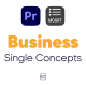 Business Flat Single Concepts For Premiere Pro - VideoHive Item for Sale