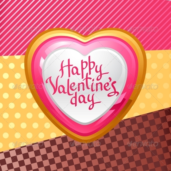 Valentine's Day Vector Background - Valentines Seasons/Holidays