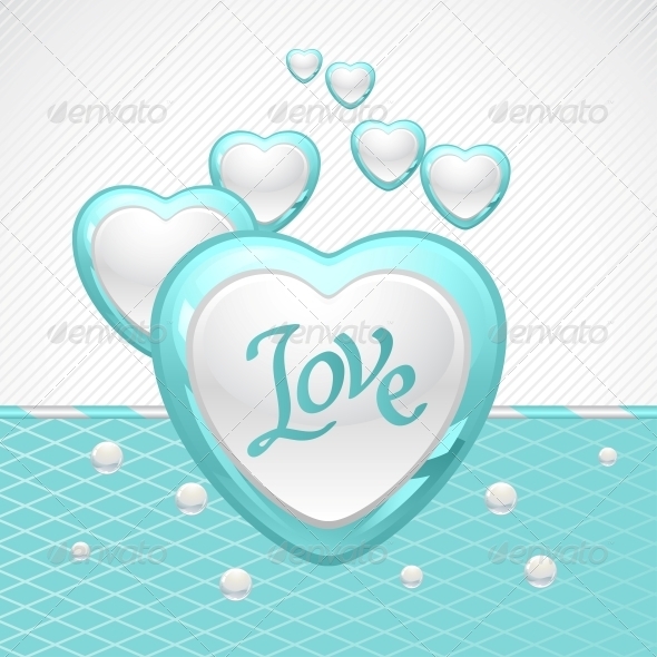 Valentine's Day Vector Background - Valentines Seasons/Holidays