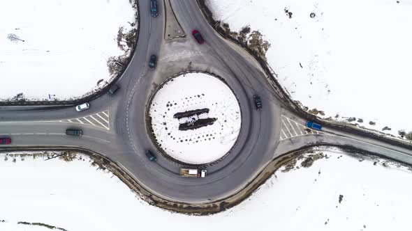 Timelapse, City Traffic at the Road Ring alt