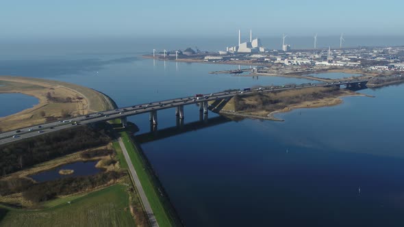 Highway Bridge From Above, Drone Stock Footage By Drone Rune 5 alt