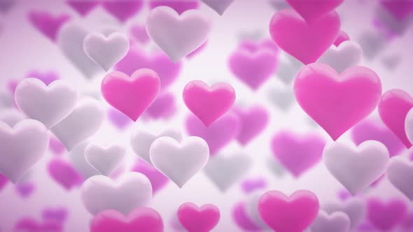 Valentines Hearts Background 