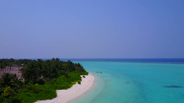 Drone aerial sky of sea view beach by sea with sand background alt