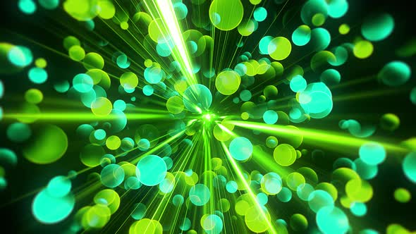 Green Particles and Rays