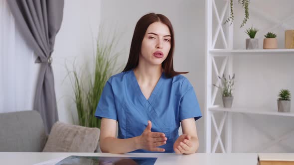 Online Consultation Female Doctor Medical Therapy alt