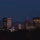 Denver Skyline Skyscrapers Tight Shot Smooth Sunrise Time Lapse  - VideoHive Item for Sale
