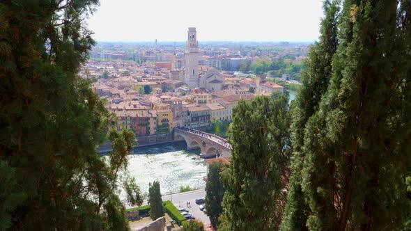 Old Stone Bridge Over the River alt