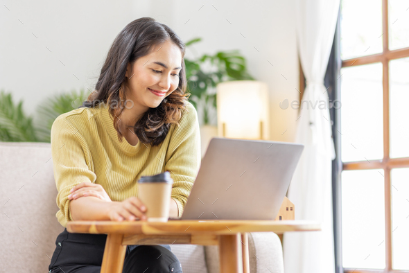 Recruitment Concept. Indian Asian Girl Browsing Work Opportunities Online, Using Job Search App or
