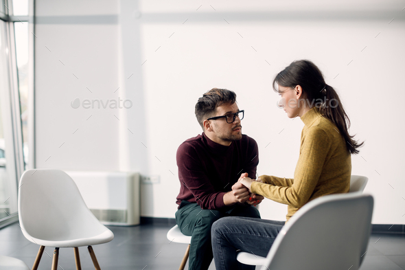 You'll feel much better after this, I promise! - Stock Photo - Images
