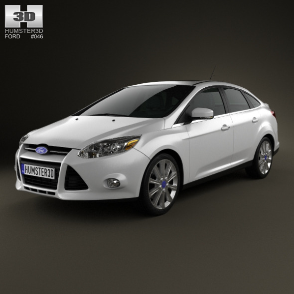 Ford Focus Sedan Titanium 2012 - 3DOcean Item for Sale