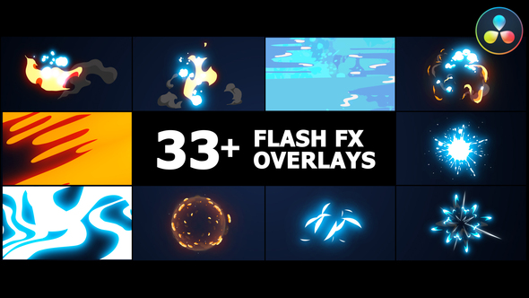 Flash FX Overlay Pack | DaVinci Resolve