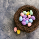 Easter eggs on a wooden background - PhotoDune Item for Sale