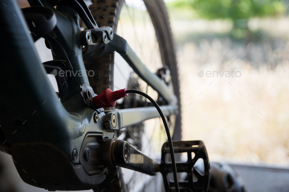 Charging an ebike - Stock Photo - Images