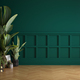 Empty classic art deco interior room with plants  - PhotoDune Item for Sale