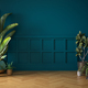 Empty classic art deco interior room with plants  - PhotoDune Item for Sale