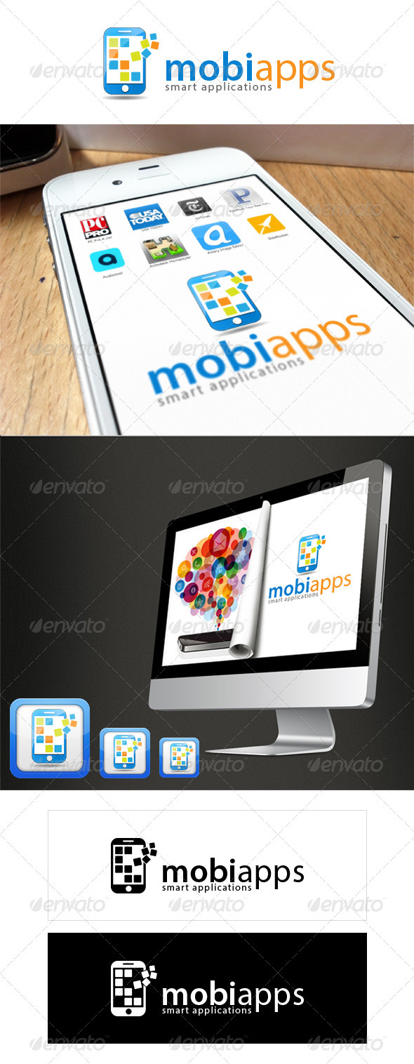 MobiApps - Smart Applications Logo - Symbols Logo Templates
