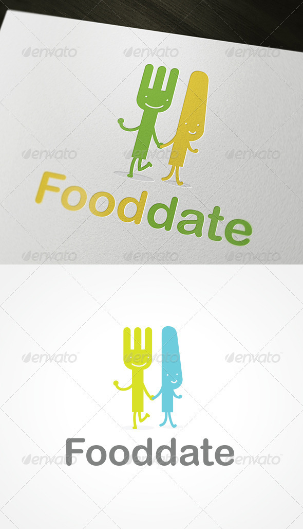 Fooddate Logo - Food Logo Templates