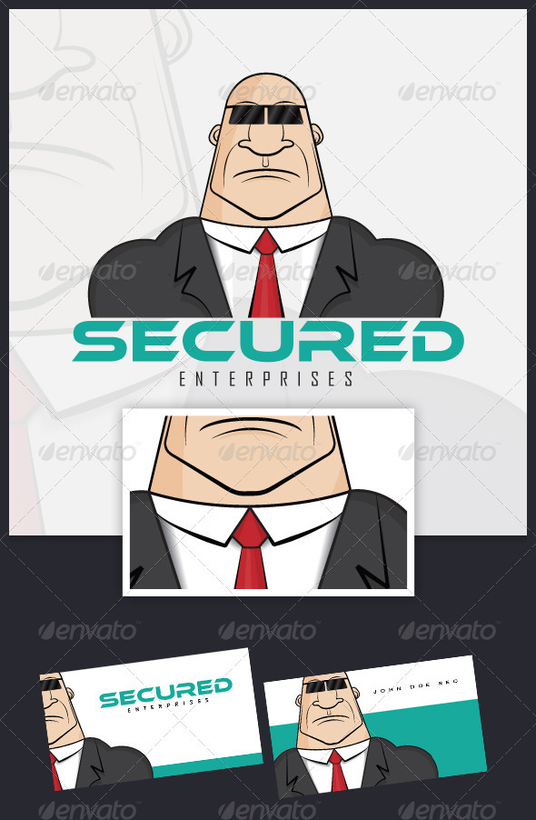 Secured Logo Template - Humans Logo Templates
