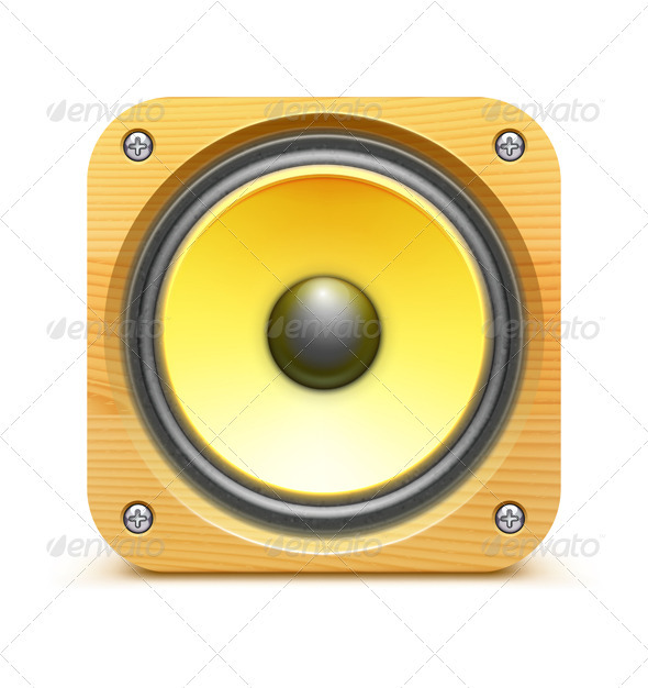 Sound Loud Speaker Icon - Retro Technology